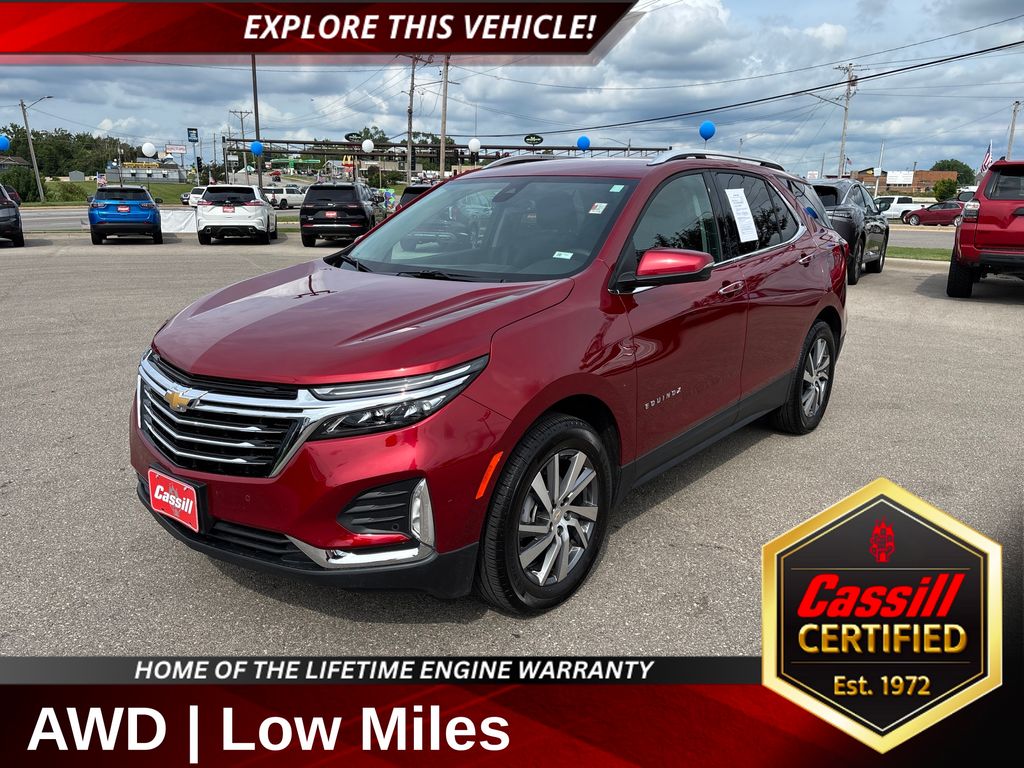 Radiant Red Tintcoat 2023 Chevrolet Equinox SUV / Crossover Four-Wheel Drive 6-Speed Automatic Overdrive