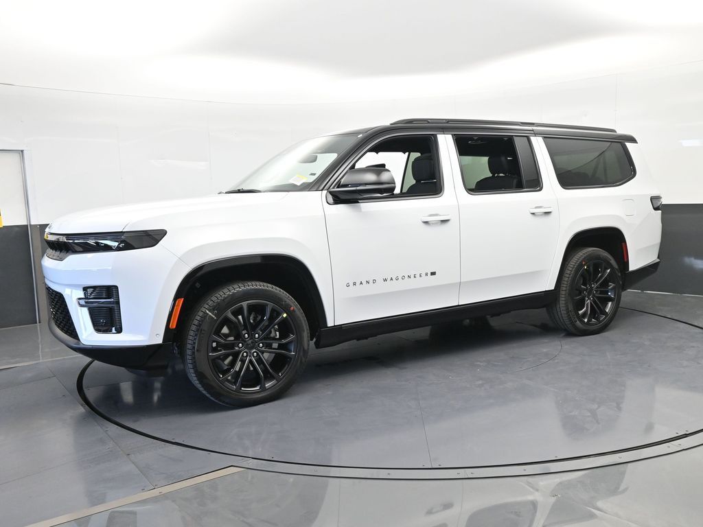 New 2026 Bright White Clearcoat Jeep Summit Obsidian image 2