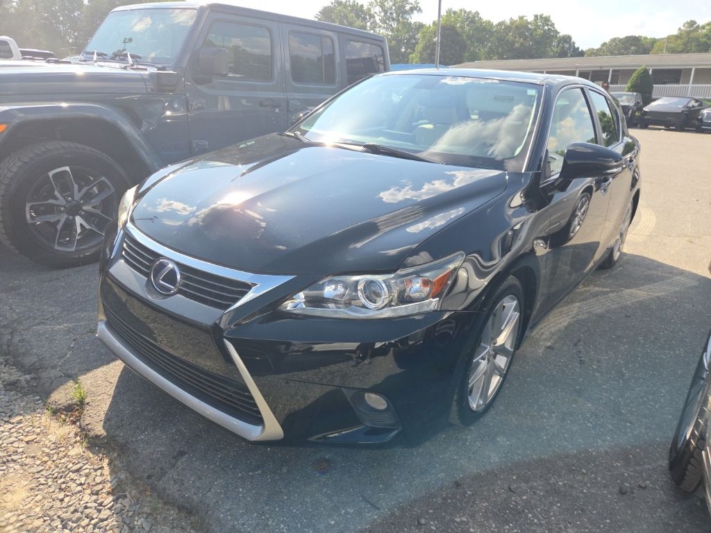 Black (Obsidian) 2015 Lexus CT Hybrid 200h FWD Wagon Front-Wheel Drive Continuously Variable Transmission