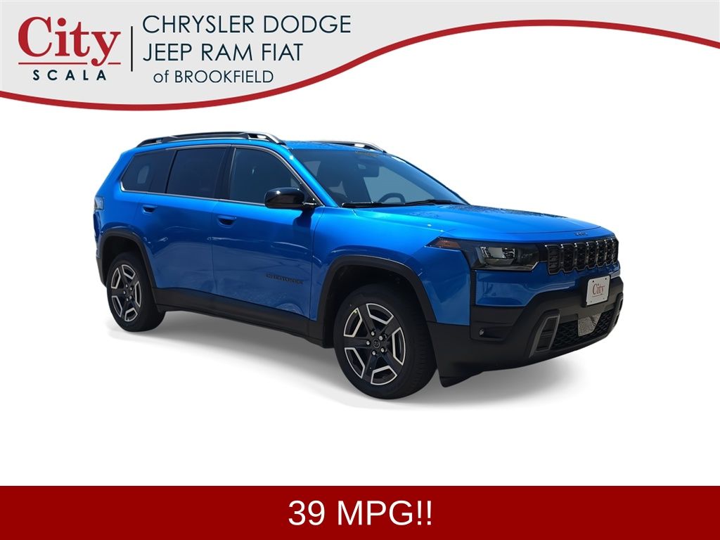 Hydro Blue Pearlcoat 2026 Jeep Cherokee SUV / Crossover Four-Wheel Drive Continuously Variable Transmission