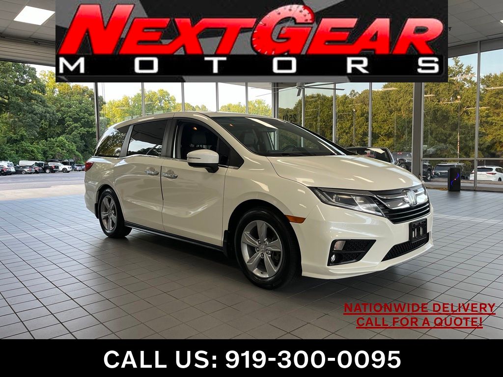 White Diamond Pearl 2019 Honda Odyssey Minivan Front-Wheel Drive 9-Speed Automatic