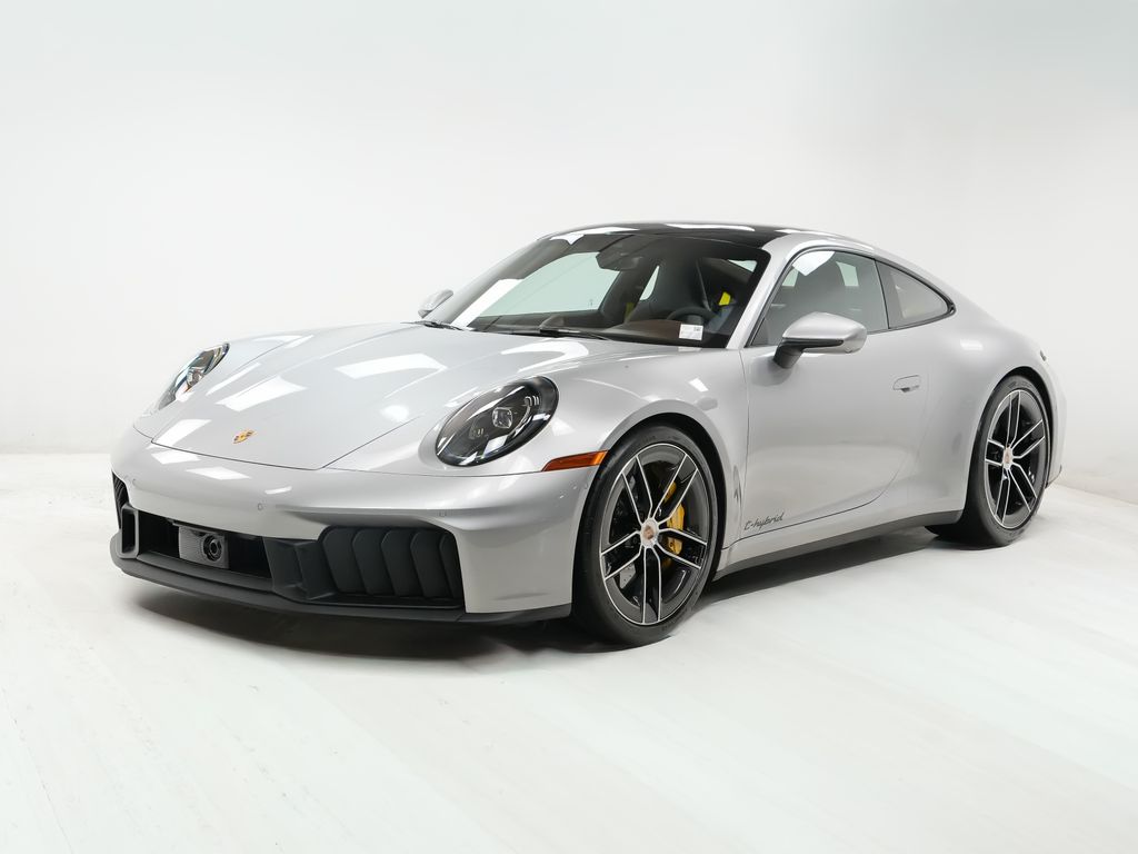 Silver 2025 Porsche 911 Carrera 4 GTS Coupe AWD Coupe All-Wheel Drive 8-Speed Automatic
