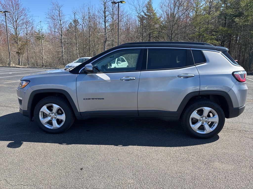 Billet Silver Metallic Clearcoat 2020 Jeep Compass Latitude 4WD SUV / Crossover Four-Wheel Drive 9-Speed Automatic