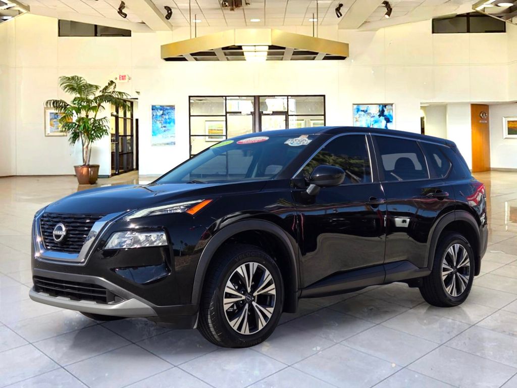 Super Black 2023 Nissan Rogue SUV / Crossover Front-Wheel Drive Continuously Variable Transmission