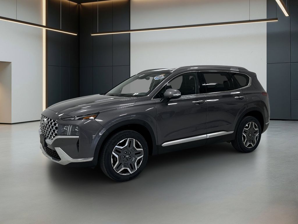 Portofino Gray 2022 Hyundai Santa Fe Hybrid Limited AWD SUV / Crossover All-Wheel Drive 6-Speed Automatic