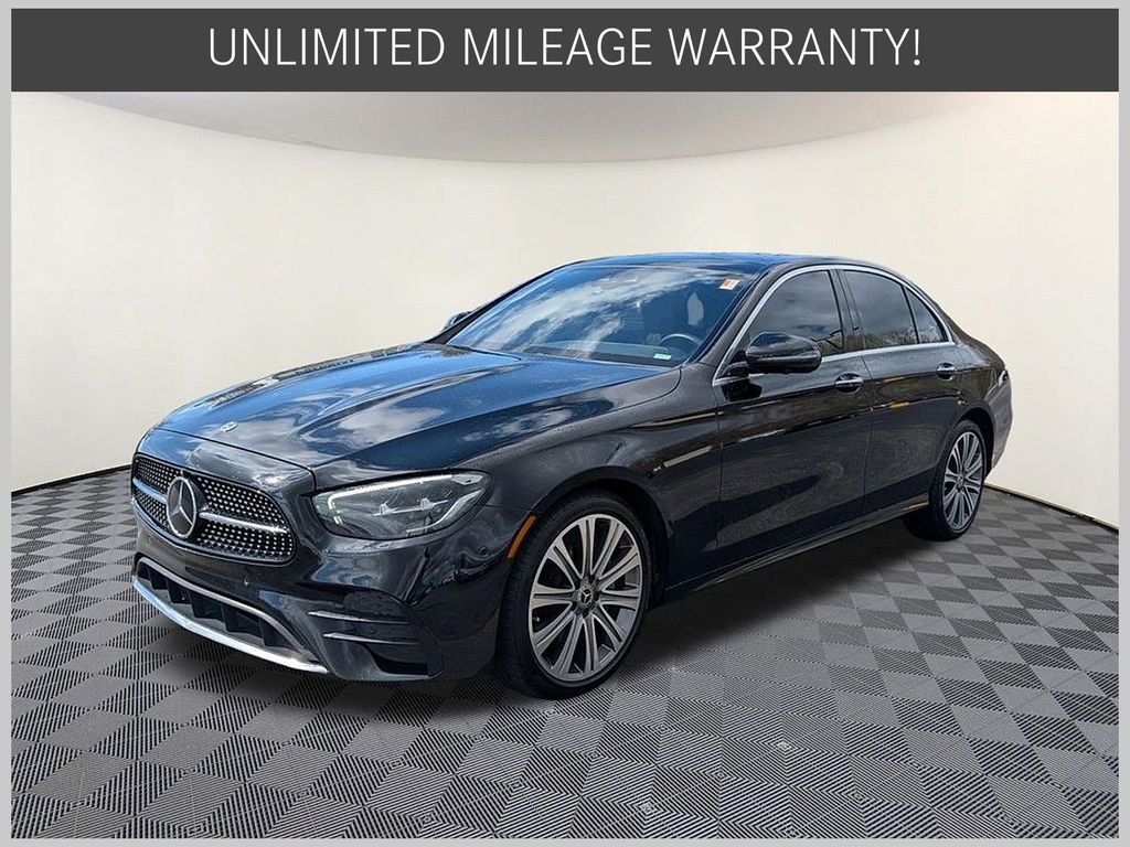 Black 2021 Mercedes-Benz E-Class Sedan All-Wheel Drive 9-Speed Automatic