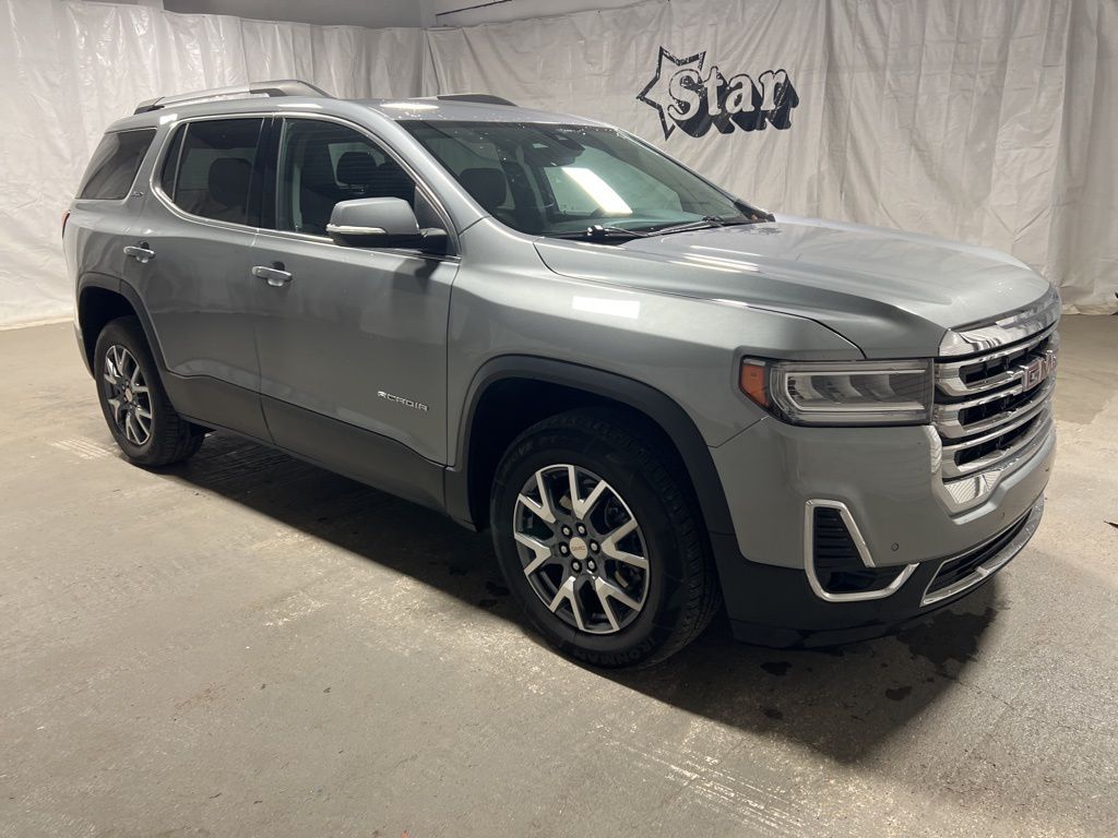 Sterling Metallic 2023 GMC Acadia SLT FWD SUV / Crossover Front-Wheel Drive 9-Speed Automatic
