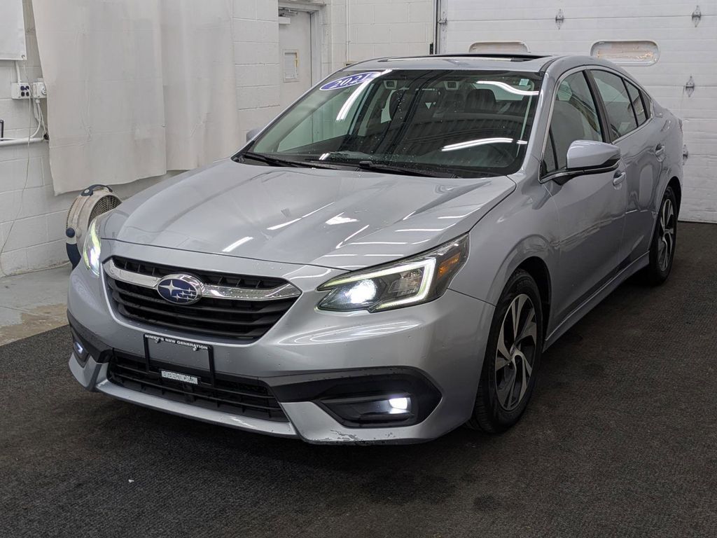 Ice Silver Metallic 2021 Subaru Legacy Premium AWD Sedan All-Wheel Drive Continuously Variable Transmission