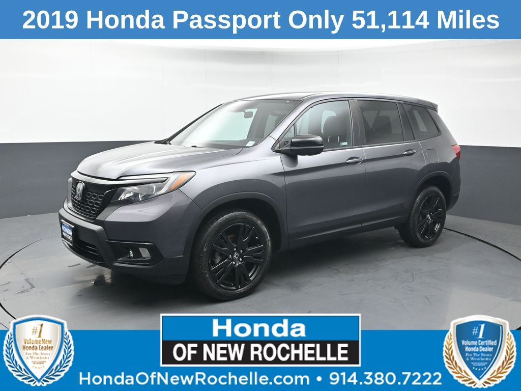 Gray (Modern Steel Metallic) 2019 Honda Passport Sport AWD SUV / Crossover All-Wheel Drive 9-Speed Automatic