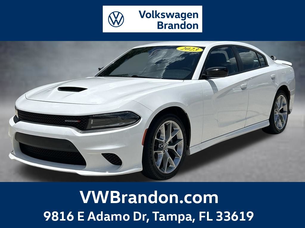 White Knuckle Clearcoat 2023 Dodge Charger Sedan Rear-Wheel Drive 8-Speed Automatic