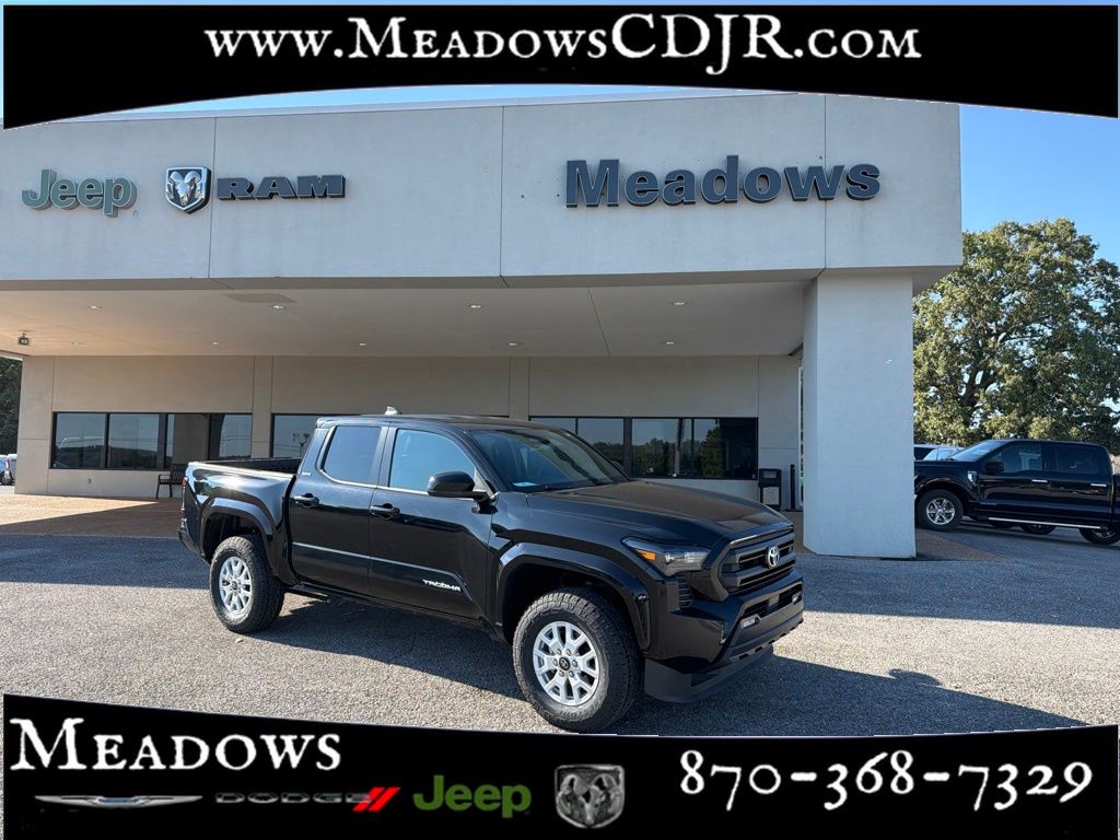 Black 2024 Toyota Tacoma Pickup Truck Four-Wheel Drive 8-Speed Automatic