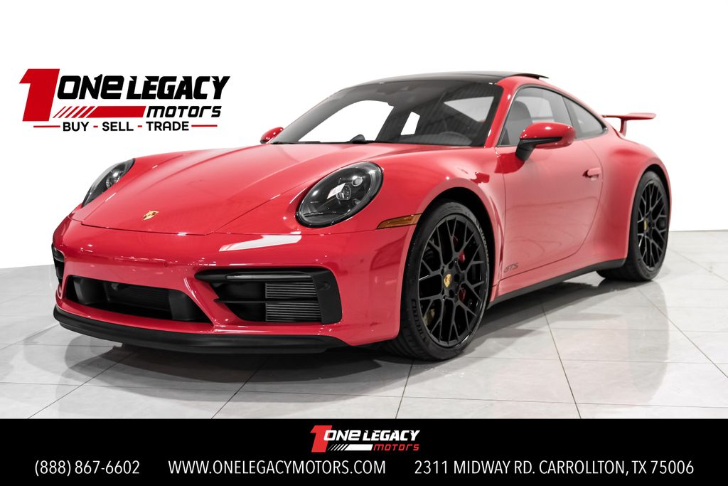 Guards Red 2024 Porsche 911 Carrera GTS Coupe RWD Coupe Rear-Wheel Drive 7-Speed Manual