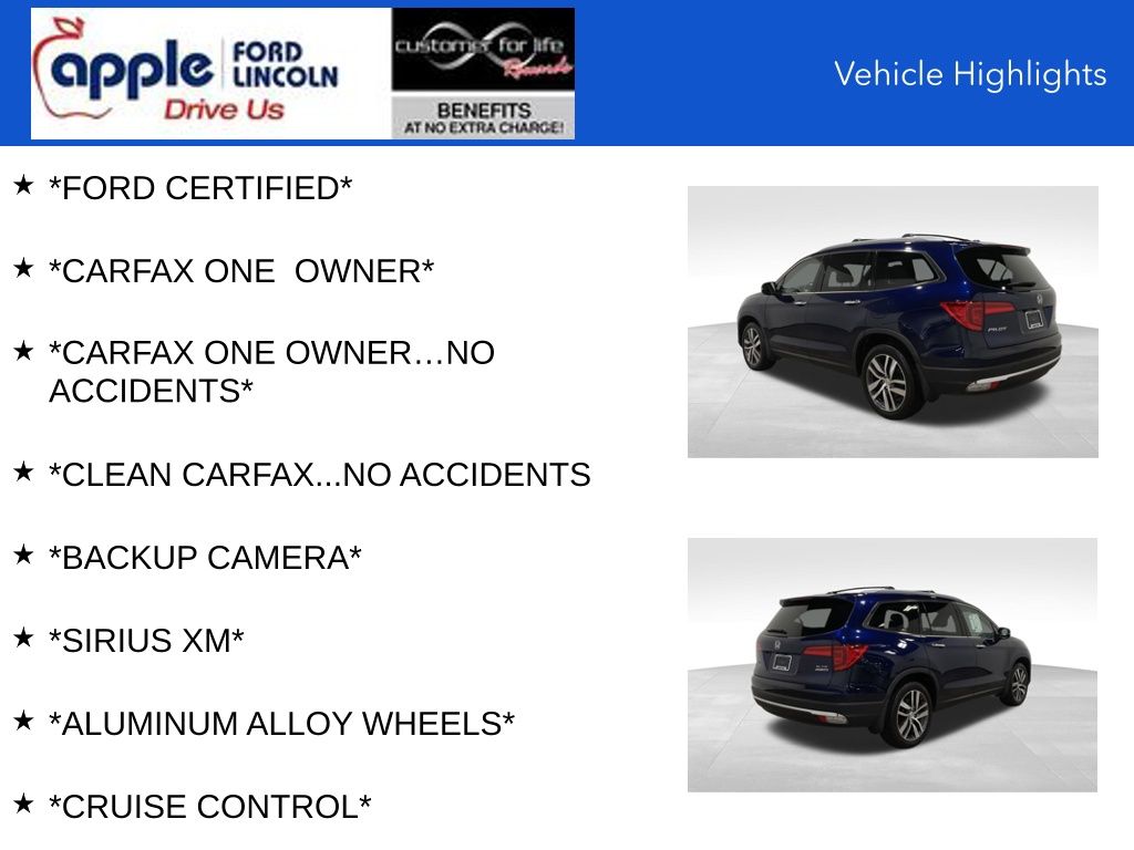 2017 Honda Pilot Elite