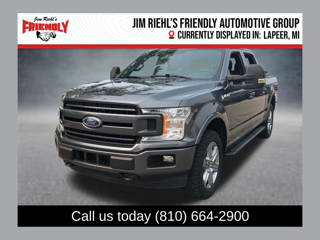 Gray (Magnetic) 2018 Ford F-150 Pickup Truck Four-Wheel Drive Automatic
