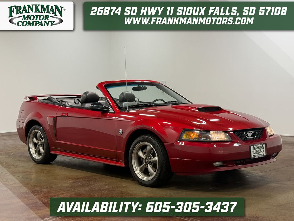 Redfire Clearcoat Metallic 2004 Ford Mustang Convertible  4-Speed Automatic Overdrive