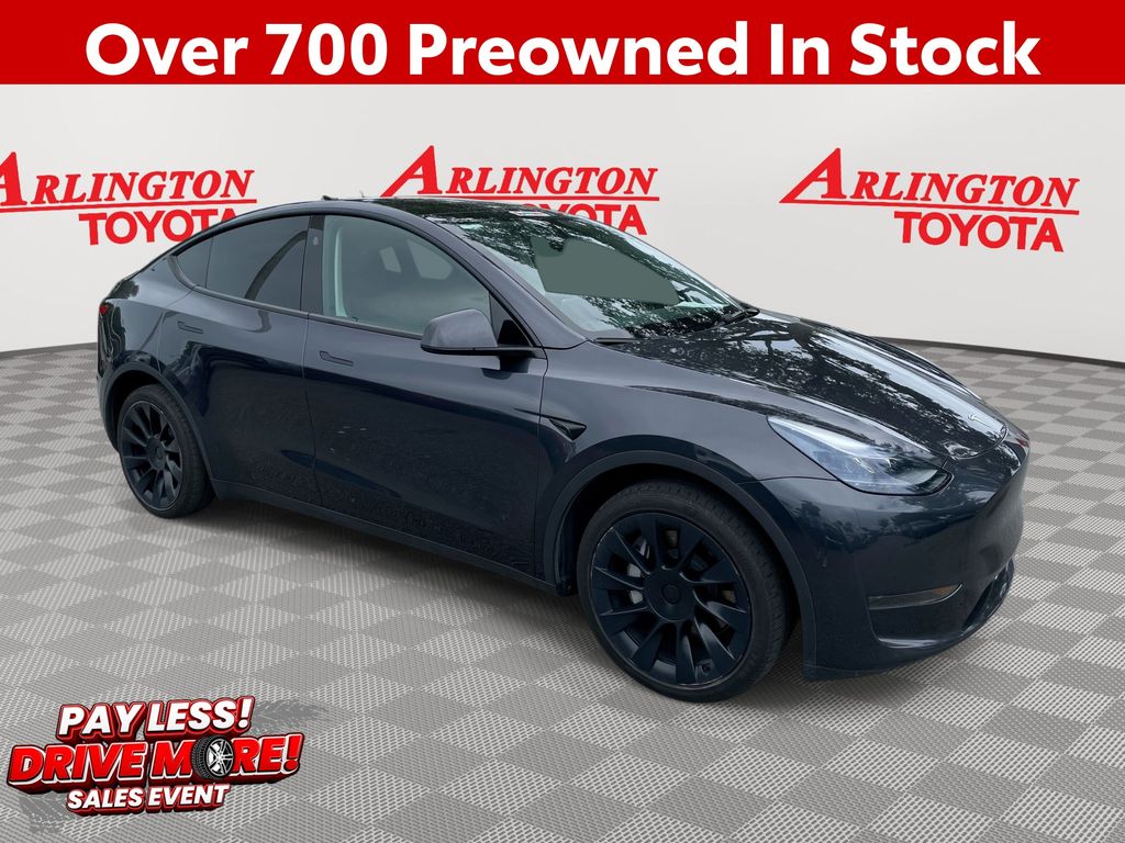 Gray 2024 Tesla Model Y SUV / Crossover Rear-Wheel Drive 1-Speed Automatic