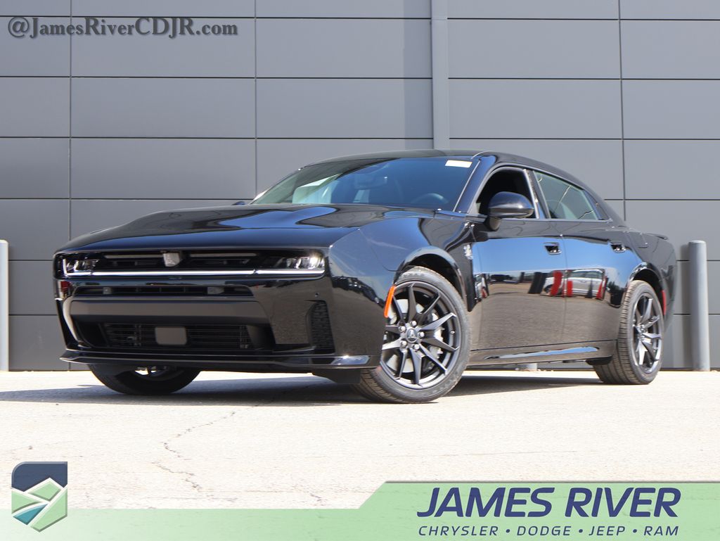 Diamond Black Crystal Pearlcoat 2026 Dodge Charger Sedan All-Wheel Drive 8-Speed Automatic