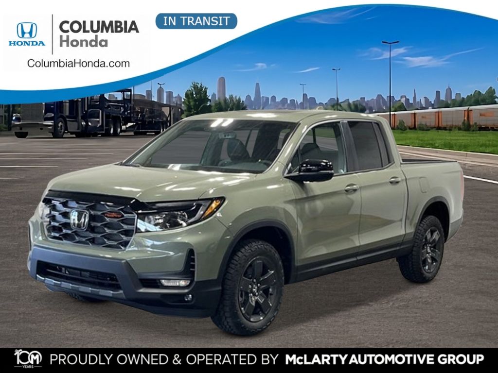 Ash Green Metallic 2026 Honda Ridgeline Pickup Truck All-Wheel Drive 9-Speed Automatic