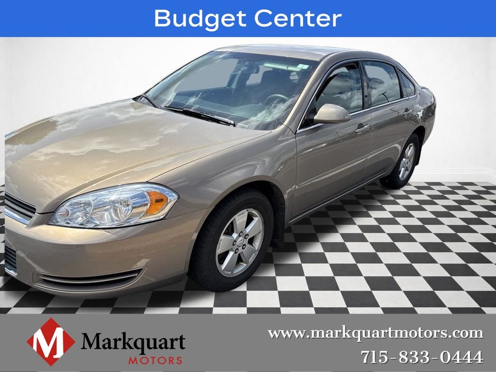 Amber Bronze Metallic 2007 Chevrolet Impala Sedan Front-Wheel Drive 4-Speed Automatic Overdrive