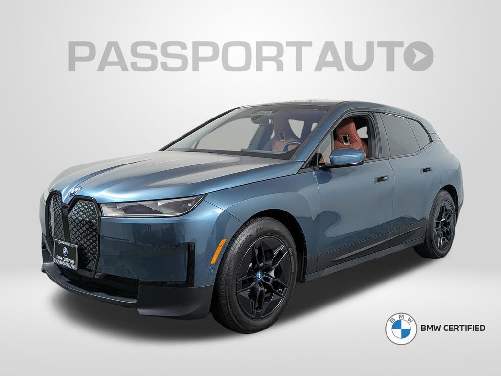 Blue Ridge Mountain Metallic 2023 BMW iX SUV / Crossover All-Wheel Drive Automatic