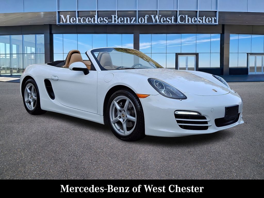 White 2014 Porsche Boxster RWD Convertible Rear-Wheel Drive 7-Speed Automatic