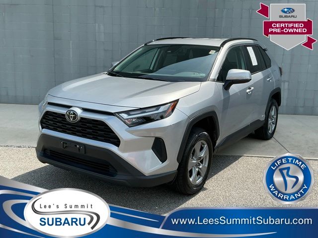 Silver Sky Metallic 2025 Toyota RAV4 Hybrid SUV / Crossover All-Wheel Drive Continuously Variable Transmission