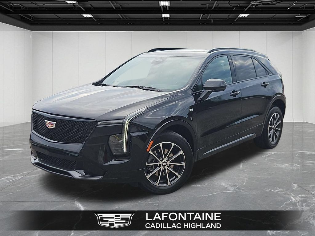 Black Metallic 2024 Cadillac XT4 SUV / Crossover Four-Wheel Drive 9-Speed Automatic