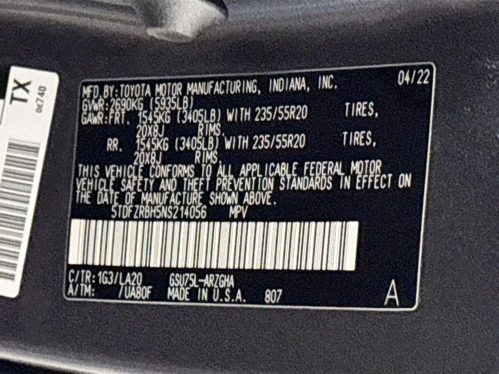 2022 Toyota Highlander Platinum