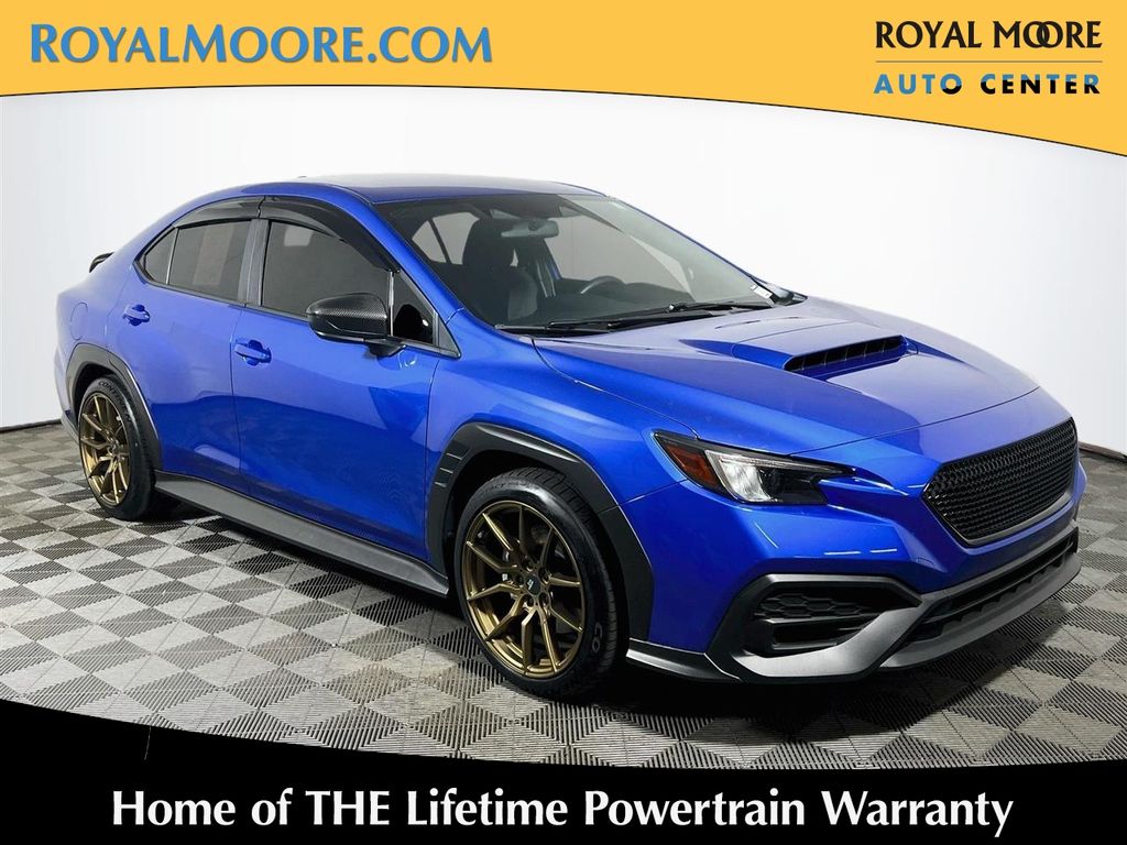 WR Blue Pearl 2023 Subaru WRX Sedan All-Wheel Drive Continuously Variable Transmission
