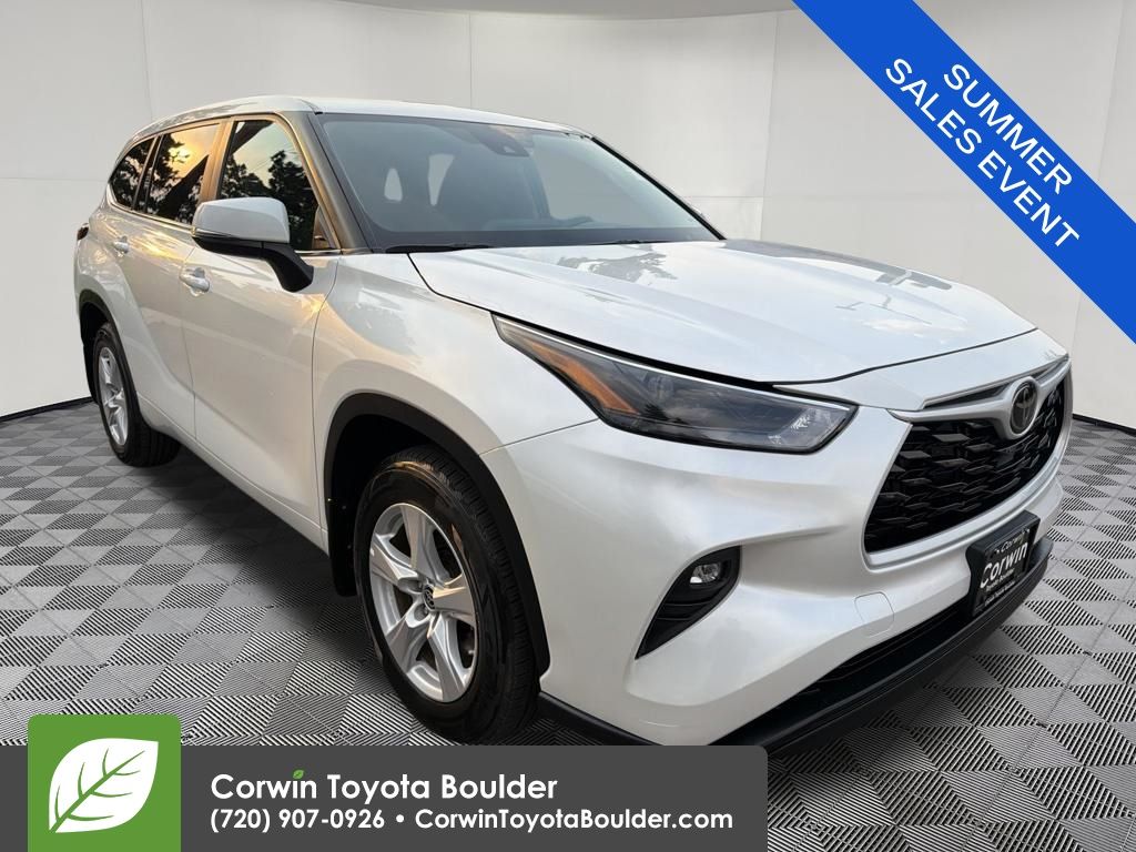 White (Wind Chill Pearl) 2024 Toyota Highlander SUV / Crossover All-Wheel Drive 8-Speed Automatic