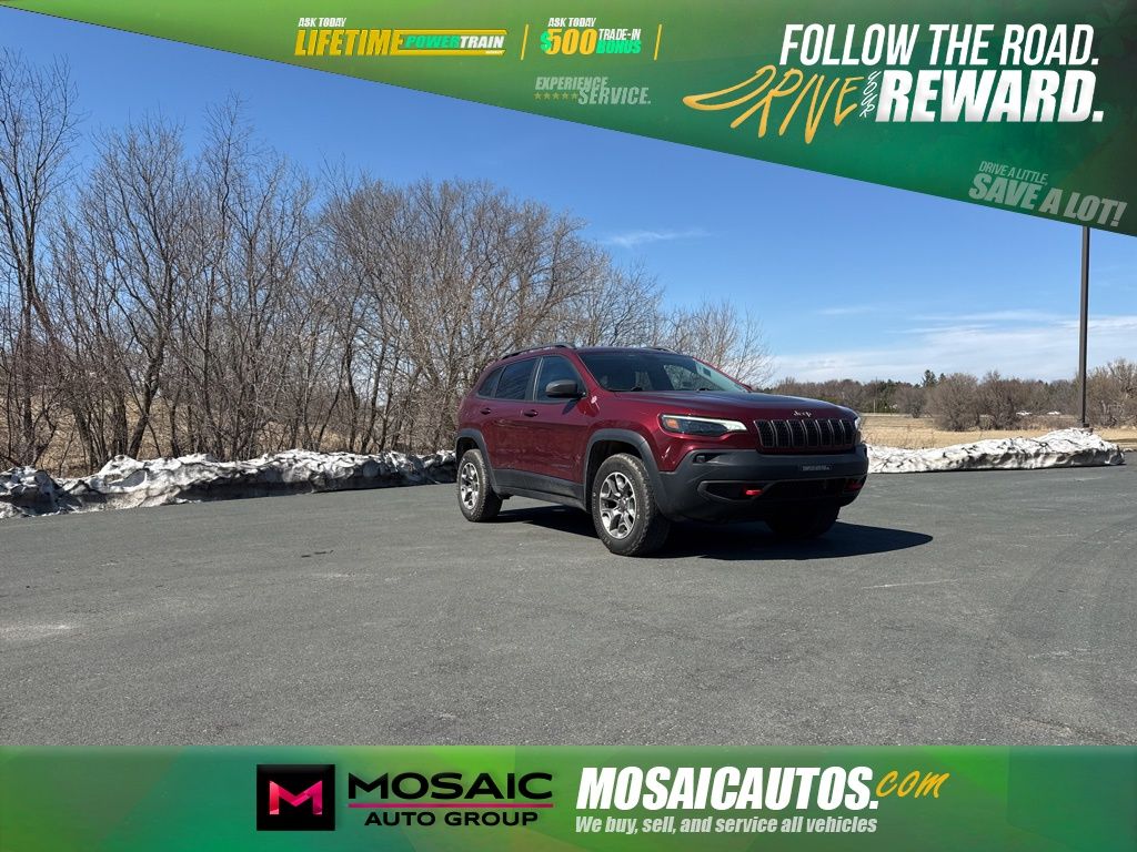 Velvet Red Pearlcoat 2020 Jeep Cherokee Trailhawk 4WD SUV / Crossover Four-Wheel Drive 9-Speed Automatic