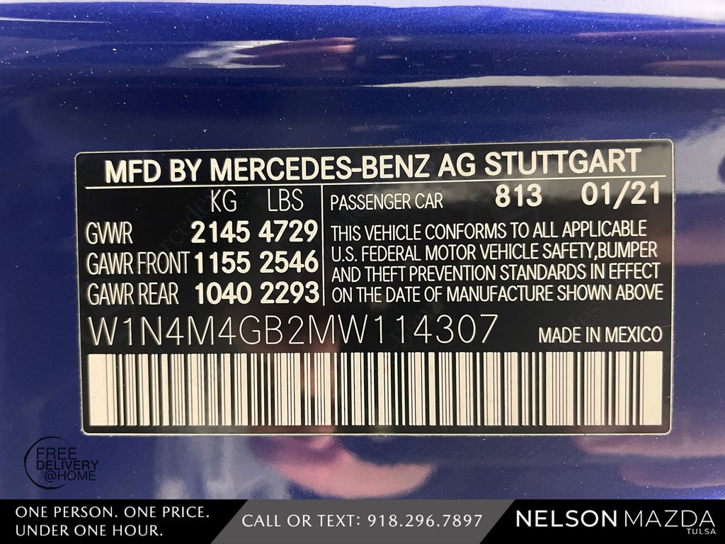 Used 2021 Blue Mercedes-Benz GLB 250 image 54