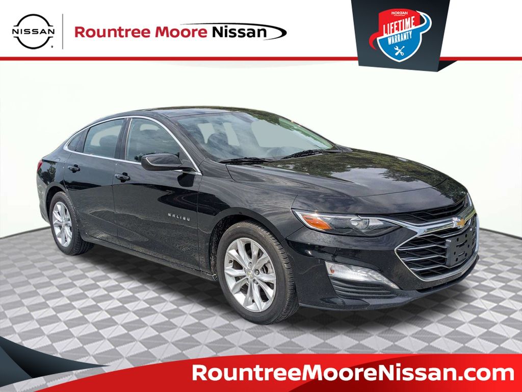 Black Metallic 2022 Chevrolet Malibu Sedan Front-Wheel Drive Continuously Variable Transmission