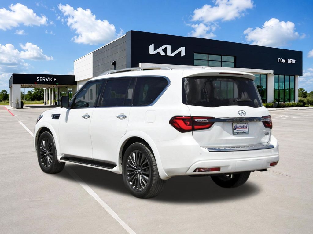 2023 INFINITI QX80 Premium Select White at Legacy Ford