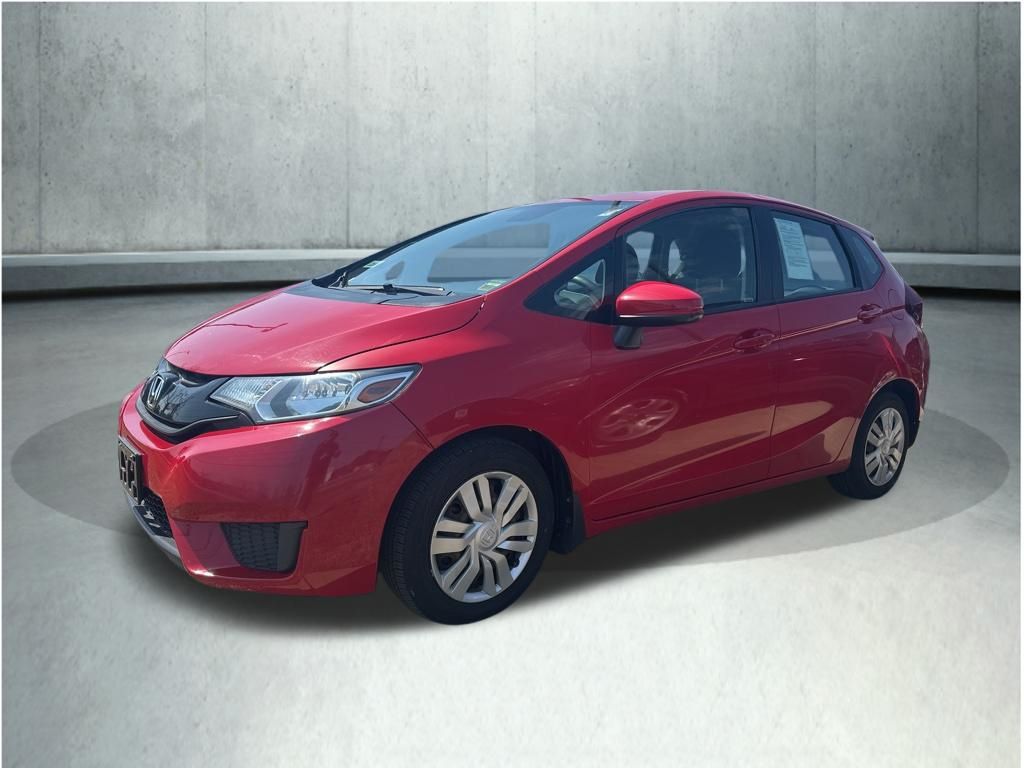Red 2015 Honda Fit LX Hatchback Front-Wheel Drive Continuously Variable Transmission