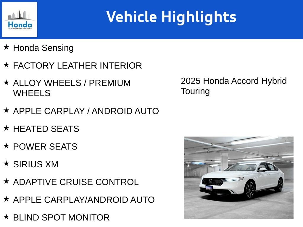 2025 Honda Accord Hybrid Touring 7