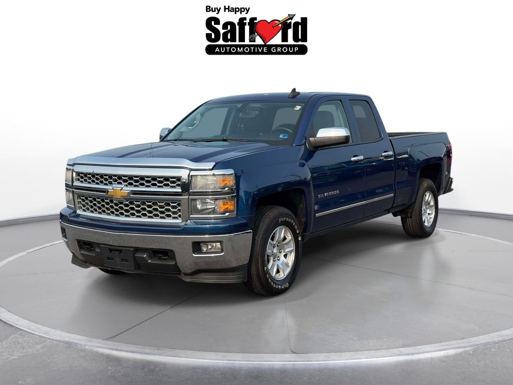 Deep Ocean Blue 2015 Chevrolet Silverado 1500 Pickup Truck Four-Wheel Drive 6-Speed Automatic Overdrive
