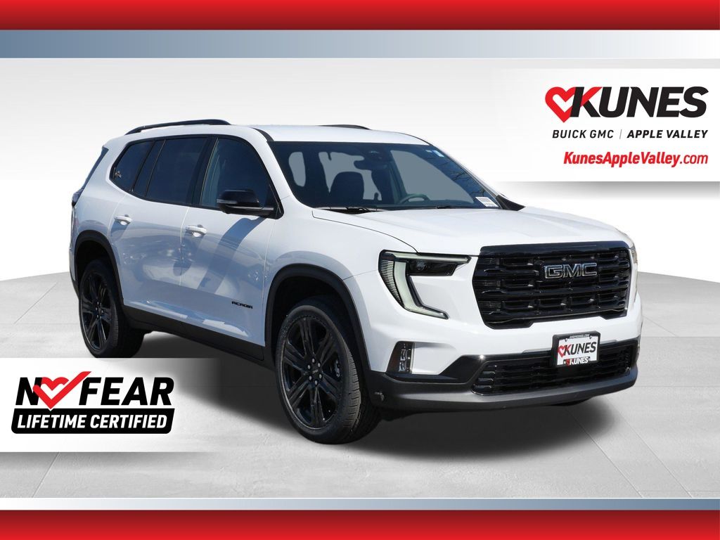 Summit White 2026 GMC Acadia SUV / Crossover Four-Wheel Drive 8-Speed Automatic