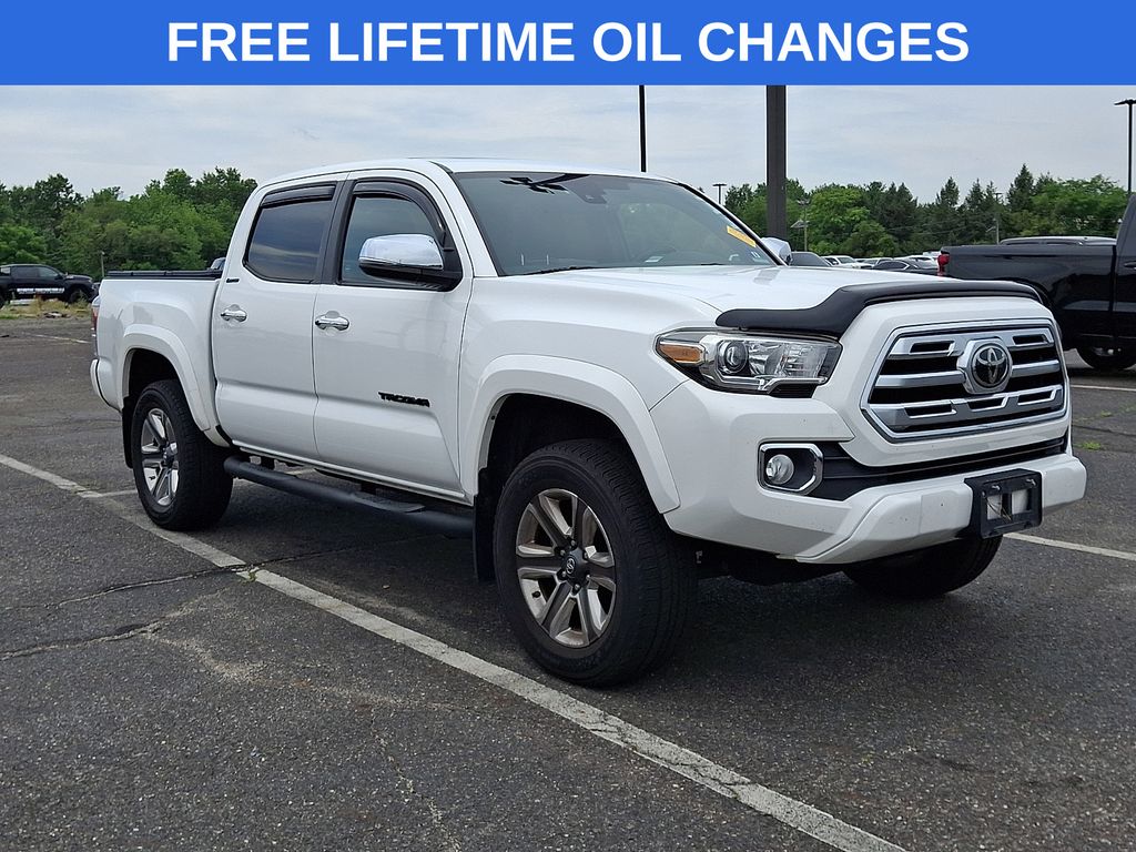 Super White 2019 Toyota Tacoma Pickup Truck Four-Wheel Drive 6-Speed Automatic