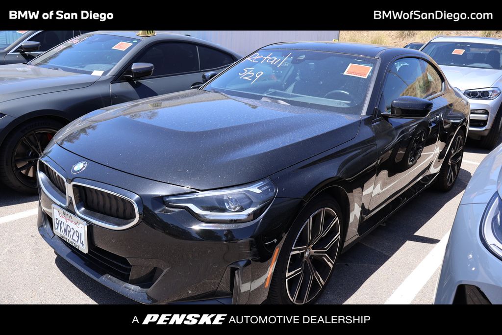 Jet Black 2024 BMW 2 Series Coupe All-Wheel Drive 8-Speed Automatic