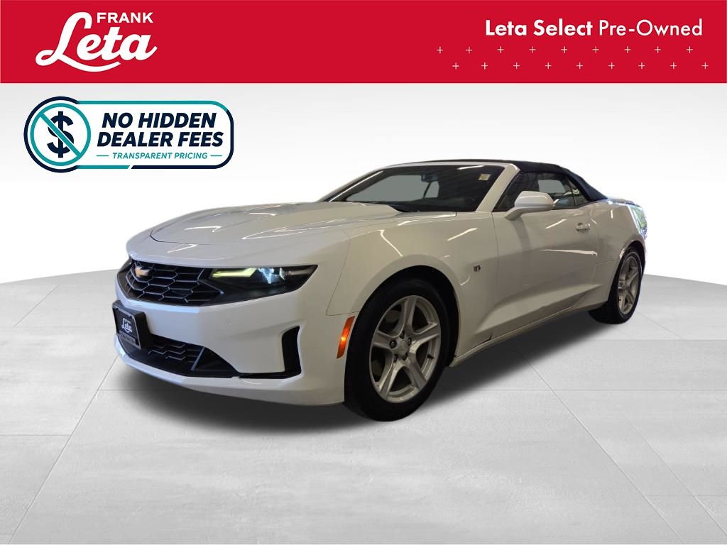 Summit White 2020 Chevrolet Camaro Convertible Rear-Wheel Drive 8-Speed Automatic