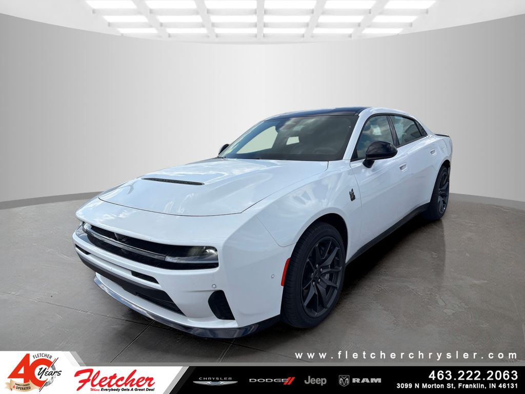 Bright White Clearcoat 2026 Dodge Charger Scat Pack Sedan AWD Sedan All-Wheel Drive 8-Speed Automatic