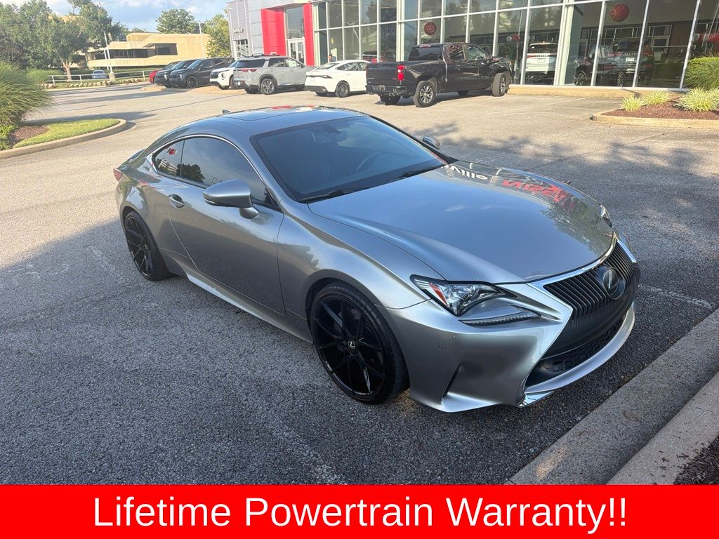 Atomic Silver 2016 Lexus RC Coupe Rear-Wheel Drive 8-Speed Automatic