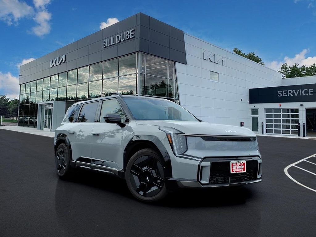 Wolf Gray/Ebony Black Roof 2026 Kia EV9 GT-Line AWD SUV / Crossover All-Wheel Drive 1-Speed Automatic