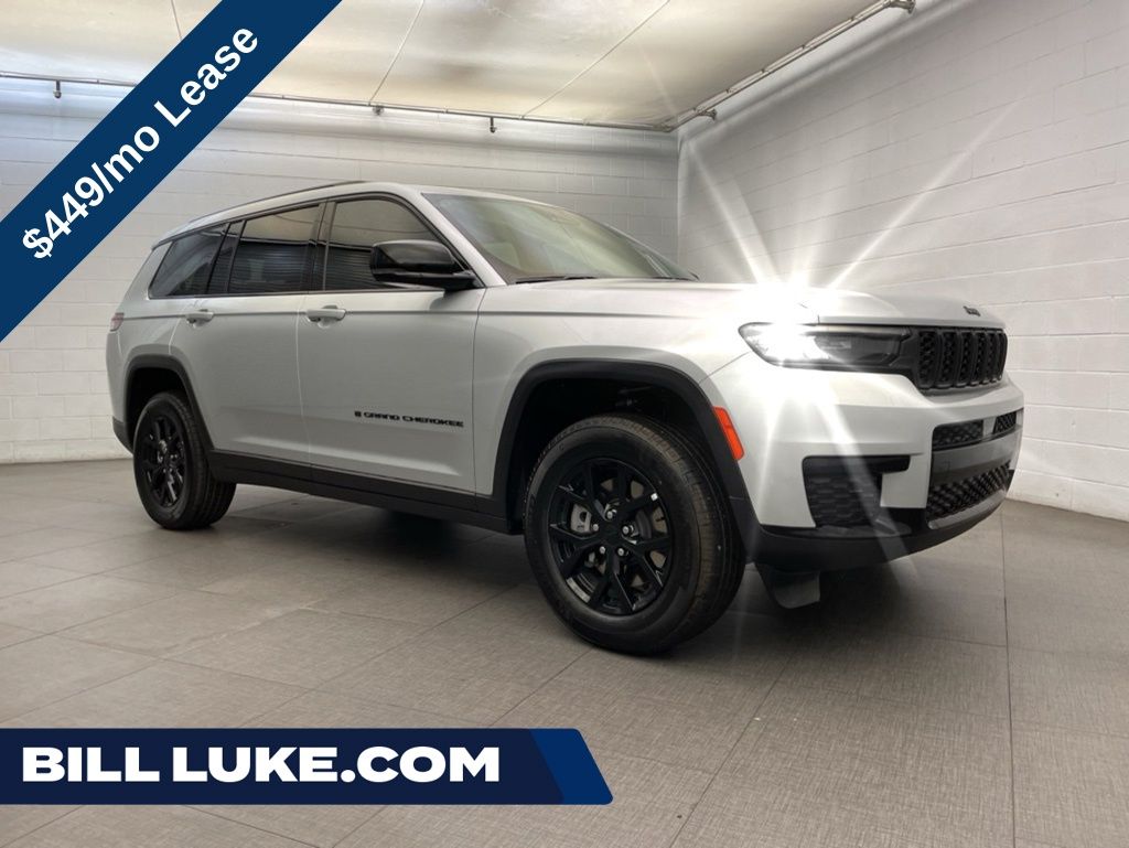 Silver 2025 Jeep Grand Cherokee L SUV / Crossover Four-Wheel Drive 8-Speed Automatic