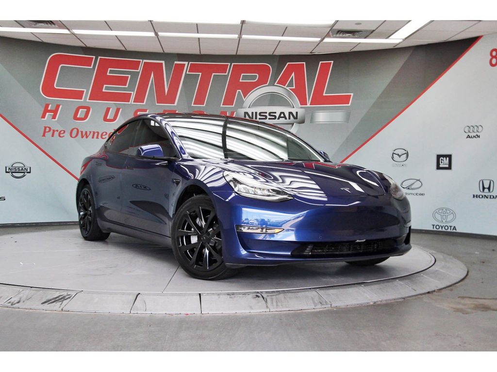 2021 Tesla Model 3 Long Range Blue at Classic Elite Chevrolet Sugar Land