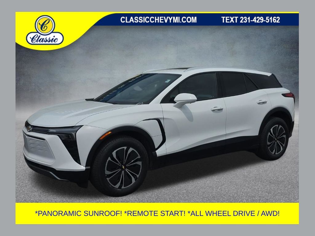 Summit White 2024 Chevrolet Blazer EV 2LT eAWD SUV / Crossover All-Wheel Drive 1-Speed Automatic