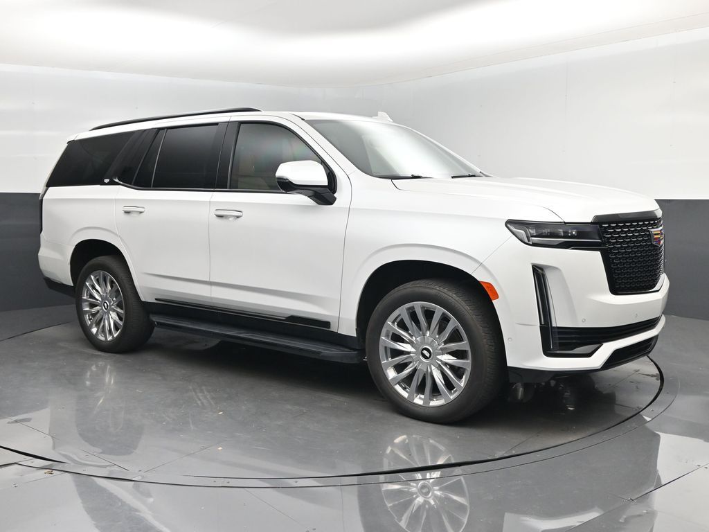 Crystal White Tricoat 2023 Cadillac Escalade SUV / Crossover Four-Wheel Drive Automatic