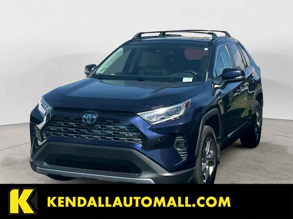 Blue 2021 Toyota RAV4 Hybrid SUV / Crossover All-Wheel Drive Continuously Variable Transmission