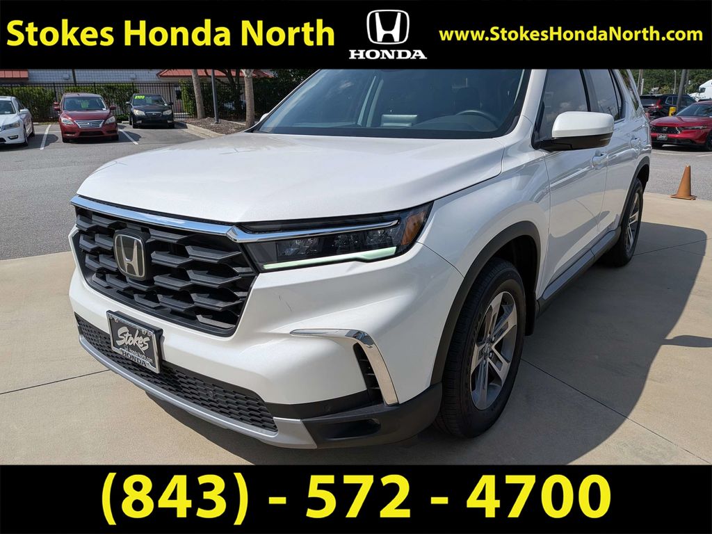 2025 Honda Pilot EX-L White at Stokes Honda North